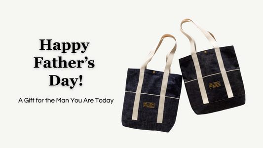 Two Klaxon bags with "Happy Father's Day" at the side