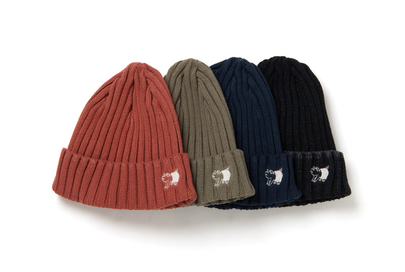 【7557】 STUDIO D'ARTISAN SULFUR DYEING KNIT CAP