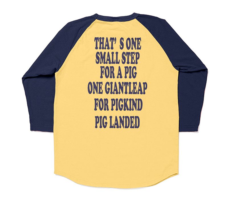 8138B / STUDIO D'ARTISAN Raglan 3/4 sleeve T-Shirt