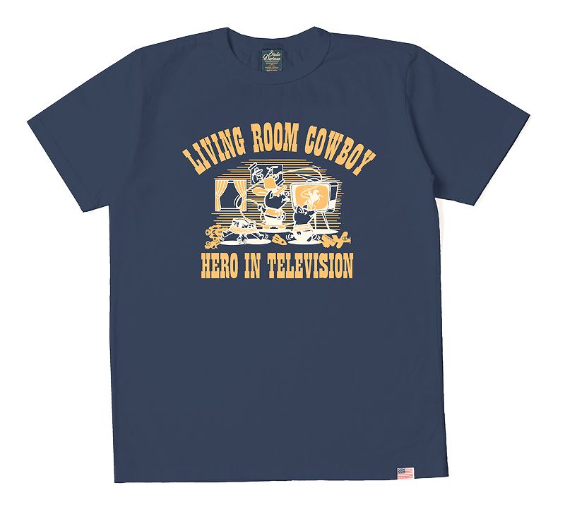 8142A / STUDIO D'ARTISAN U.S.A. Cotton Print T-Shirt