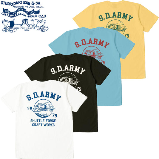 8182B / STUDIO D'ARTISAN U.S.A. Cotton Print T-Shirt