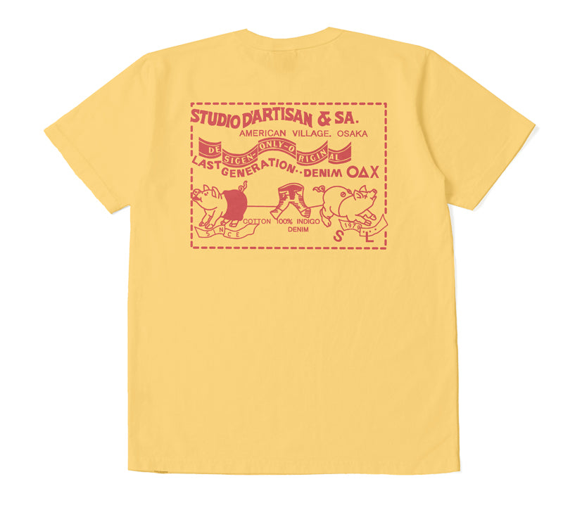 8235 / STUDIO D'ARTISAN USA Cotton Print T-shirt
