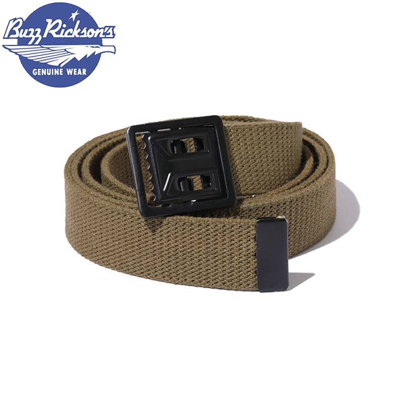BR02719 / BUZZ RICKSON'S BELT, WEB, WAIST, EM M-1937