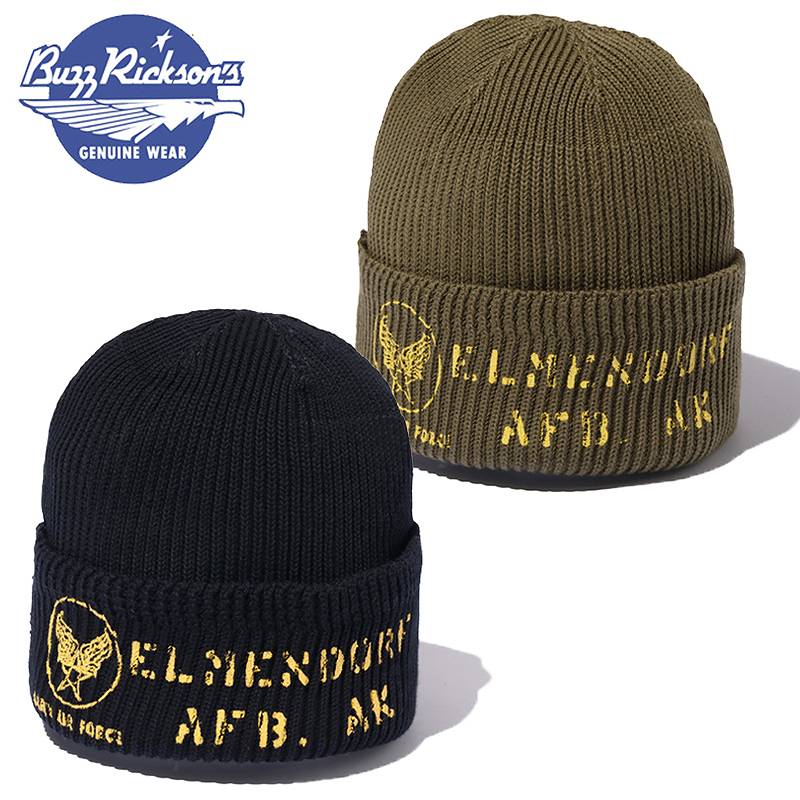 BR02769 / BUZZ RICKSON'S WATCH CAP COTTON VERSION STENCIL