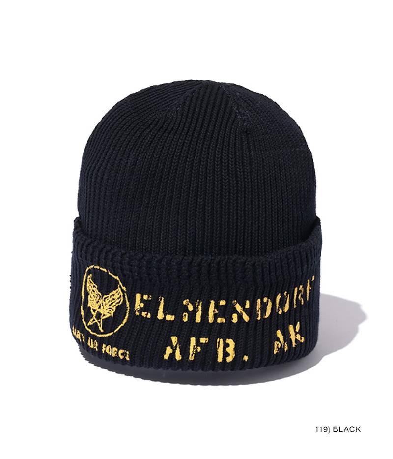 BR02769 / BUZZ RICKSON'S WATCH CAP COTTON VERSION STENCIL
