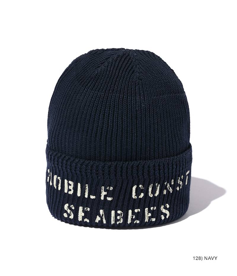 BR02770 / BUZZ RICKSON'S WATCH CAP COTTON VERSION STENCIL