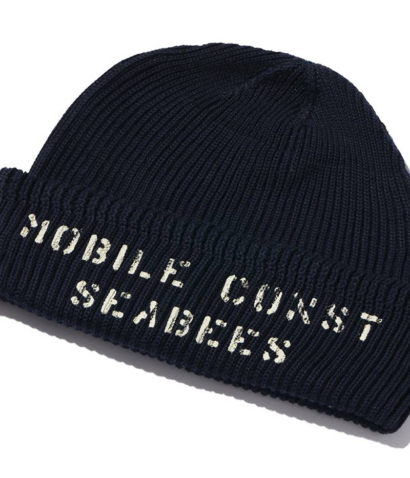 BR02770 / BUZZ RICKSON'S WATCH CAP COTTON VERSION STENCIL