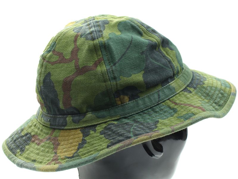 BR02790 BUZZ RICKSON'S MITCHELL PATTERN CAMOUFLAGE HAT CIVILIAN MODEL