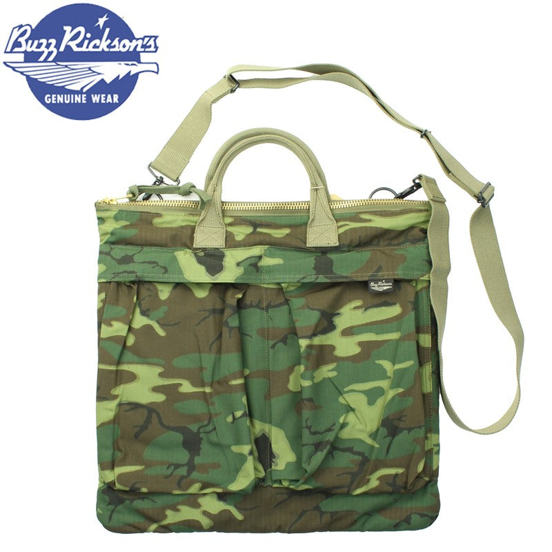 BR02841 / BUZZ RICKSON'S ERDL CAMOUFLAGE HELMET BAG
