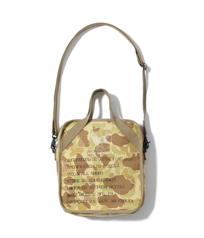 BR02879 / BUZZ RICKSON'S SUIT-PNEUMATIC ANTI-G, TYPE G-3A FROG SKIN CAMOUFLAGE BAG