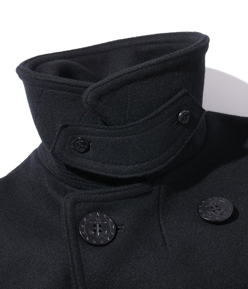 BR12394 / BUZZ RICKSON'S WILLIAM GIBSON COLLECTION Type BLACK PEA COAT