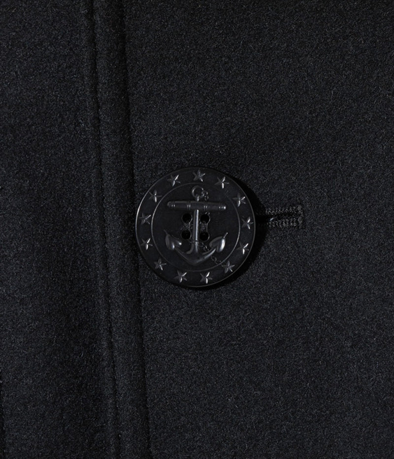 BR12394 / BUZZ RICKSON'S WILLIAM GIBSON COLLECTION Type BLACK PEA COAT