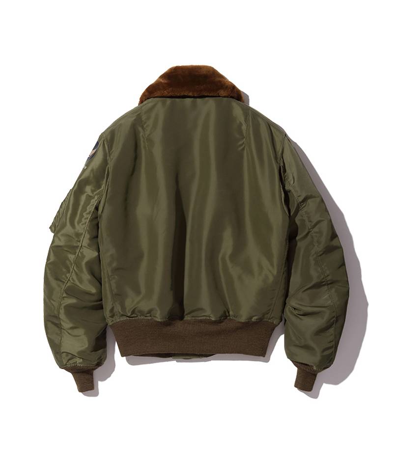 BR15321 / BUZZ RICKSON'S Type B-15C OLIVE “B.RICKSON MFG.CO.”