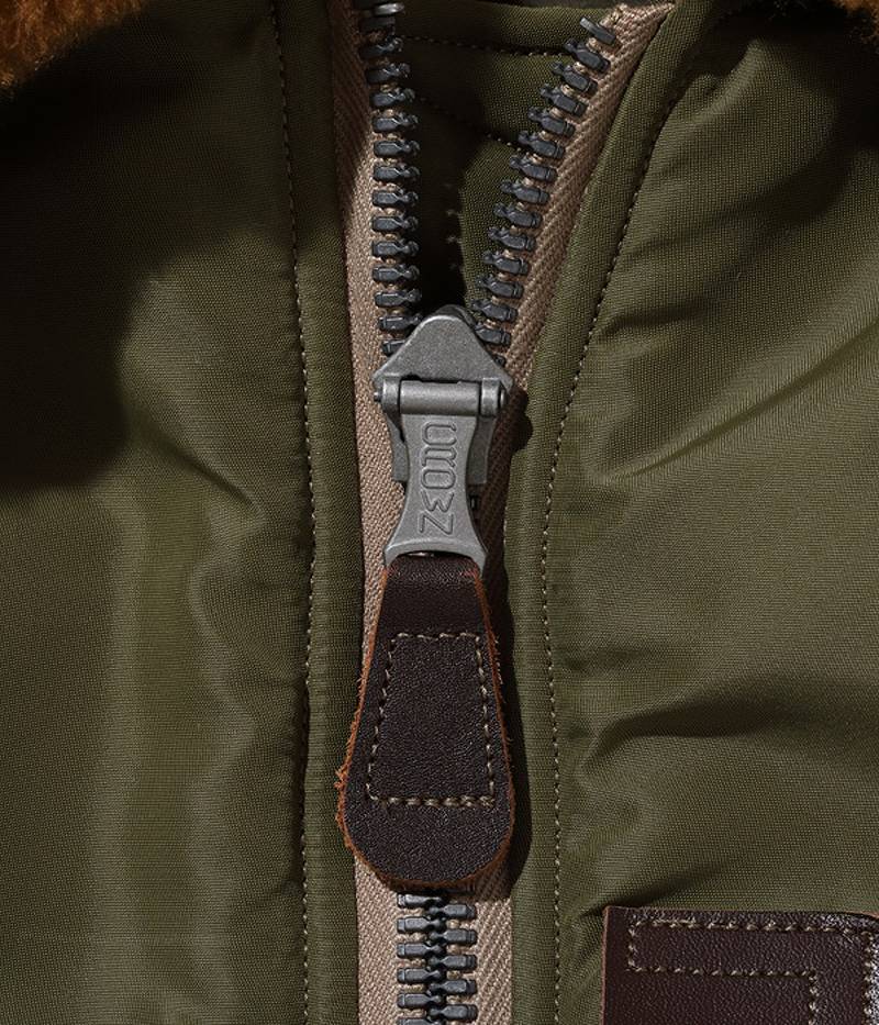 BR15321 / BUZZ RICKSON'S Type B-15C OLIVE “B.RICKSON MFG.CO.”