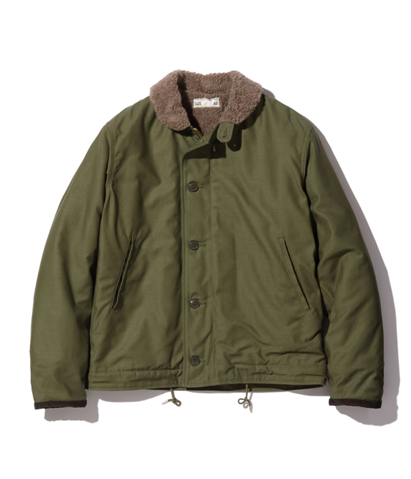 BR15338 / BUZZ RICKSON'S Type N-1 OLIVE “COTTON SATIN VERSION”