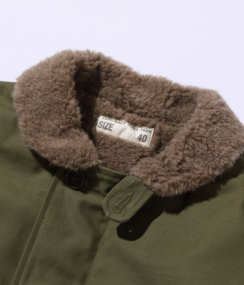 BR15338 / BUZZ RICKSON'S Type N-1 OLIVE “COTTON SATIN VERSION”