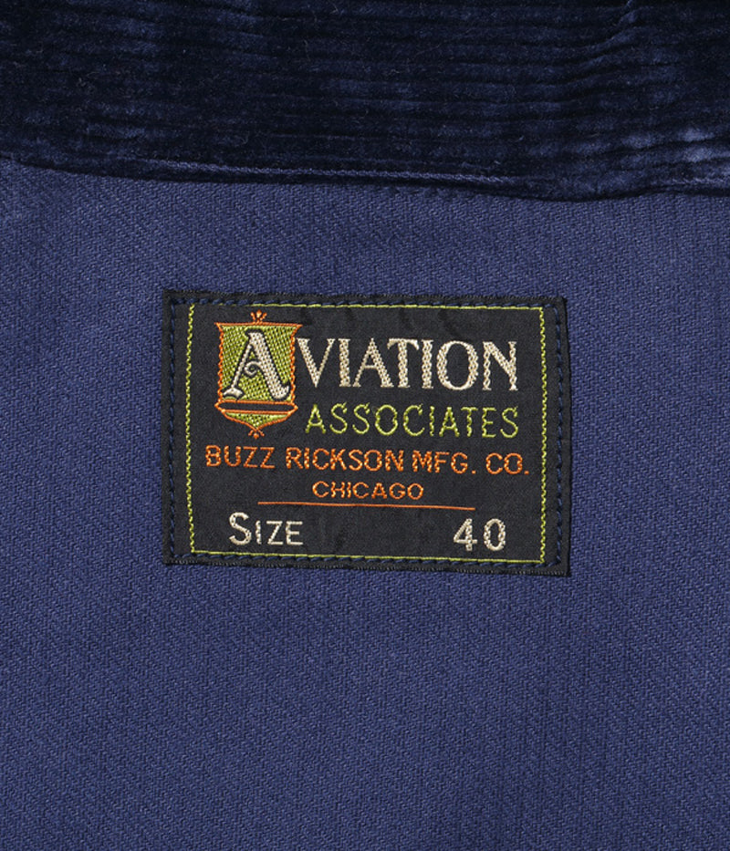 BR15344 / BUZZ RICKSON'S AVIATION ASSOCIATES U.S. ARMY WORKING JACKET CORDUROY VERSION