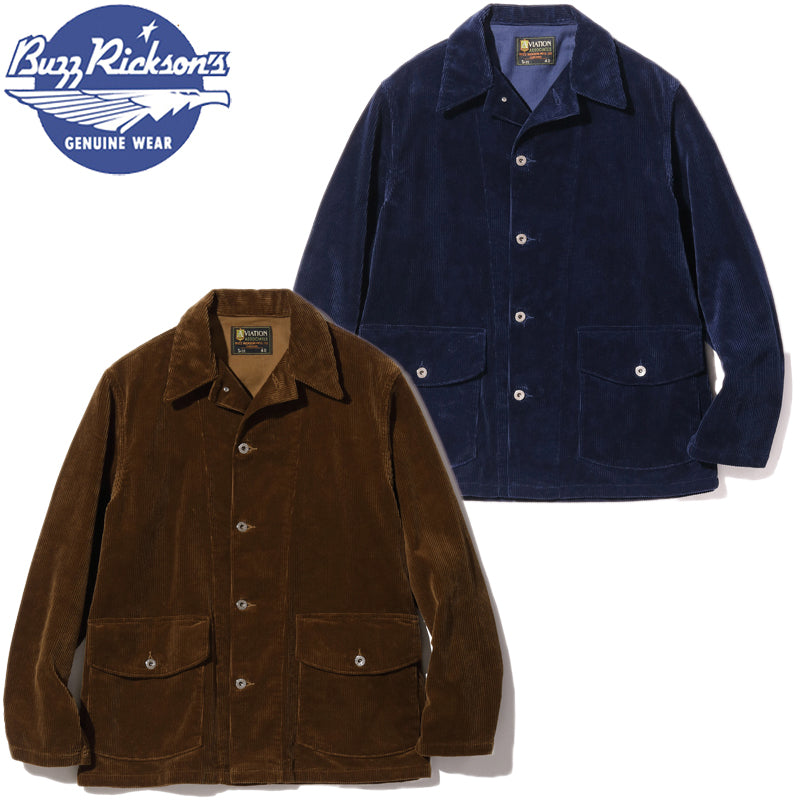 BR15344 / BUZZ RICKSON'S AVIATION ASSOCIATES U.S. ARMY WORKING JACKET CORDUROY VERSION