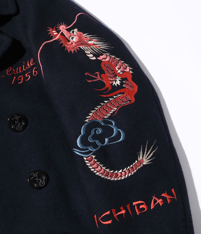 BR15350 / BUZZ RICKSON'S SUKA PEA COAT “30th ANNIVERSARY MODEL USS LEXINTON CVA-16 SUKA EMBROIDERY”