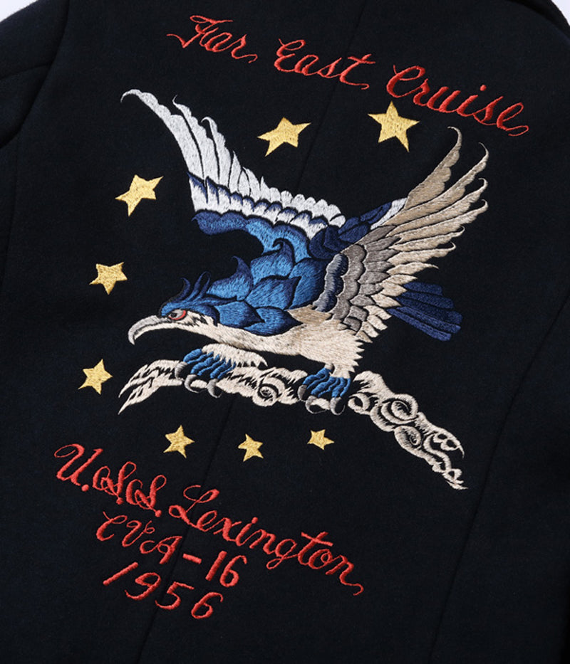 BR15350 / BUZZ RICKSON'S SUKA PEA COAT “30th ANNIVERSARY MODEL USS LEXINTON CVA-16 SUKA EMBROIDERY”