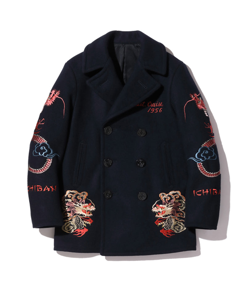 BR15350 / BUZZ RICKSON'S SUKA PEA COAT “30th ANNIVERSARY MODEL USS LEXINTON CVA-16 SUKA EMBROIDERY”