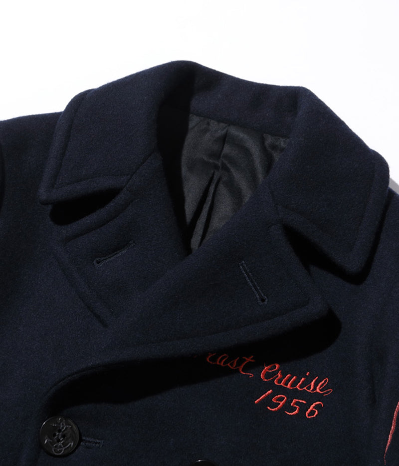BR15350 / BUZZ RICKSON'S SUKA PEA COAT “30th ANNIVERSARY MODEL USS LEXINTON CVA-16 SUKA EMBROIDERY”