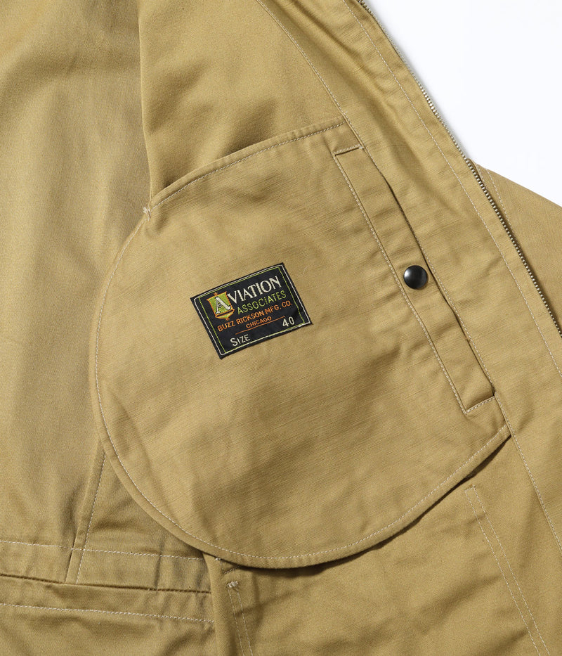 BR15769 / BUZZ RICKSON'S AVIATION ASSOCIATES M-421A BACK SATIN