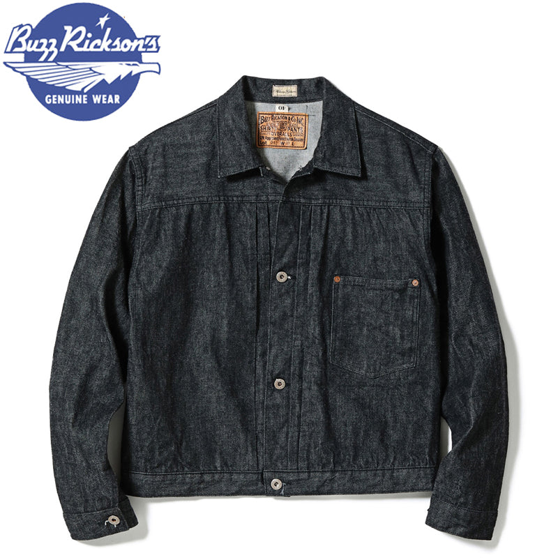 BR16042 / BUZZ RICKSON'S WORLD WAR II BLACK DENIM BLOUSE