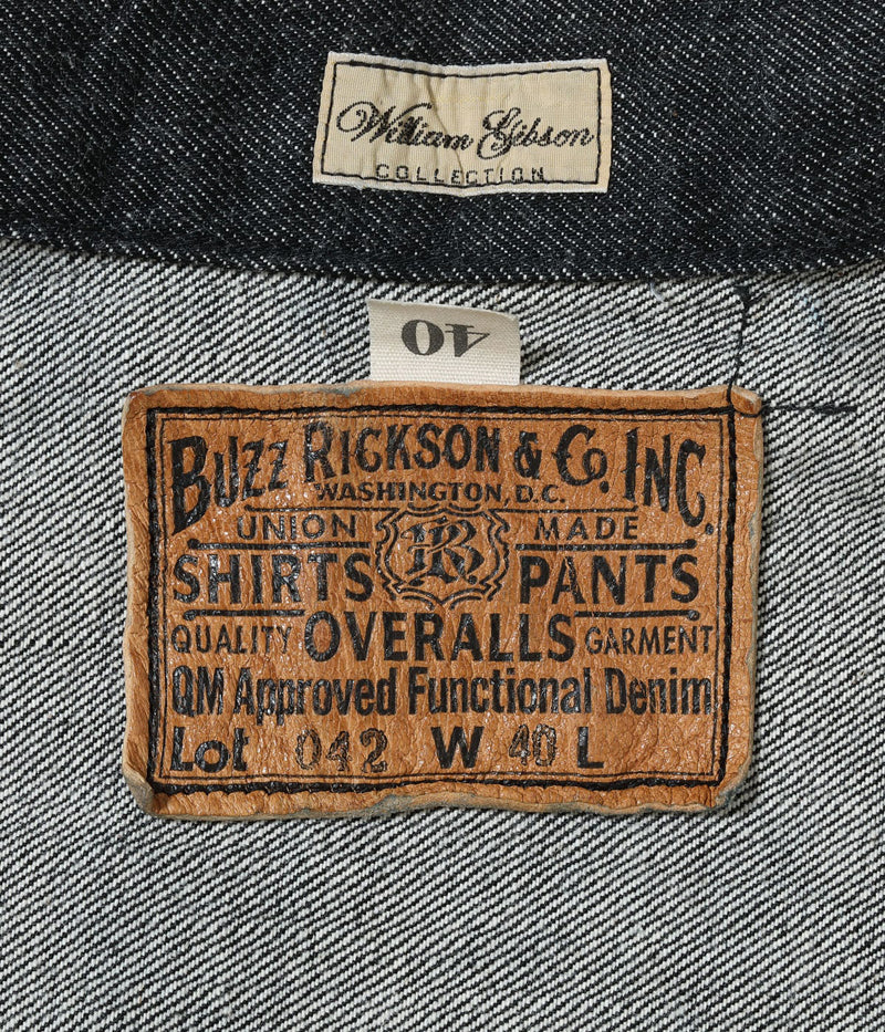 BR16042 / BUZZ RICKSON'S WORLD WAR II BLACK DENIM BLOUSE