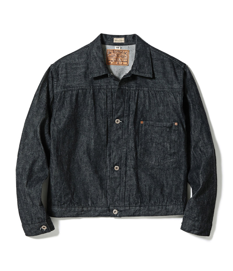 BR16042 / BUZZ RICKSON'S WORLD WAR II BLACK DENIM BLOUSE