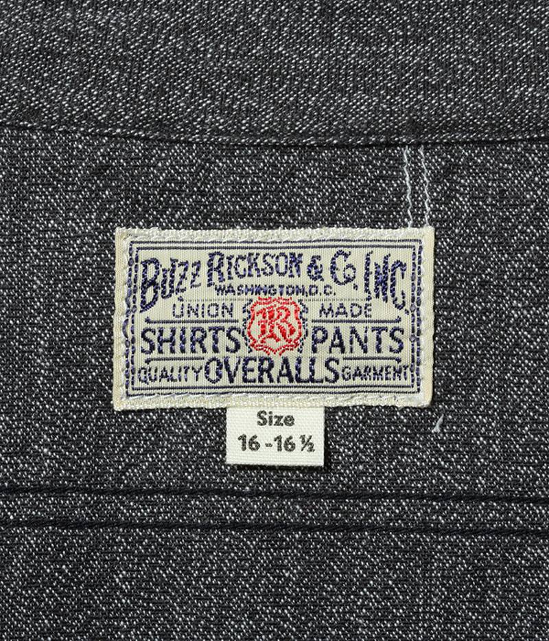 BR26082 / BUZZ RICKSON'S COTTON COVERT WORK SHIRT