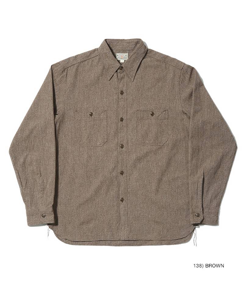 BR26082 / BUZZ RICKSON'S COTTON COVERT WORK SHIRT