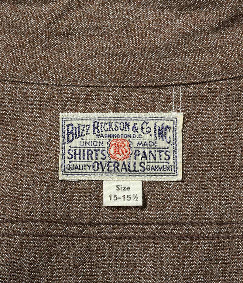 BR26082 / BUZZ RICKSON'S COTTON COVERT WORK SHIRT