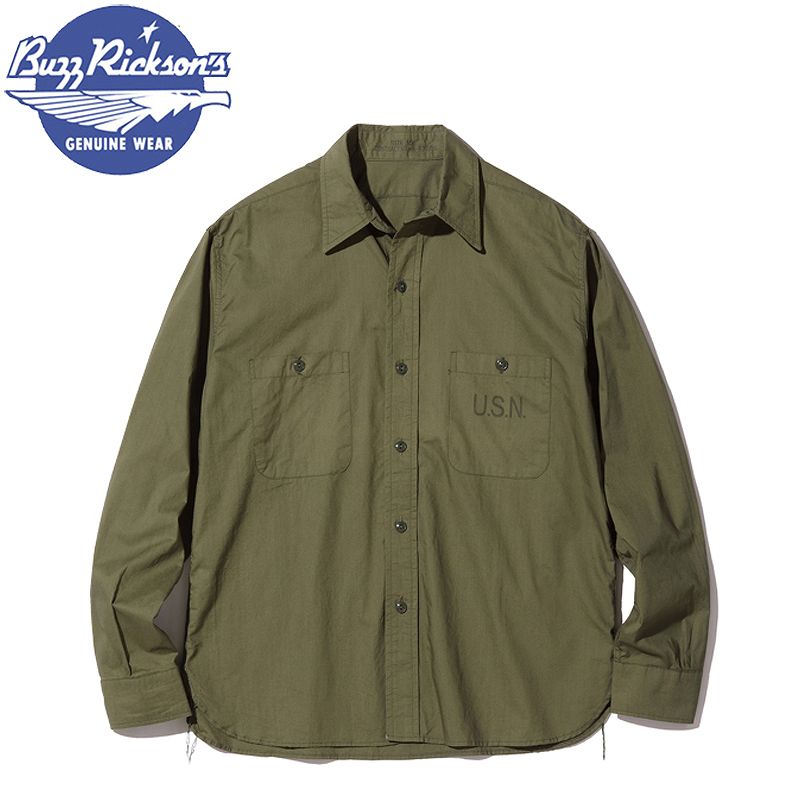 BR28219 / BUZZ RICKSON'S UTILITY SHIRTS N-3 “CONTRACT NTsx-83000” (LONG SLEEVE)