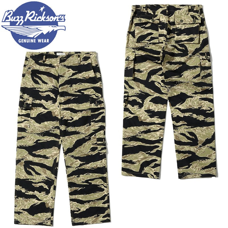 BR42502 / BUZZ RICKSON'S GOLD TIGER STRIPE TROUSERS SHORT LENGTH