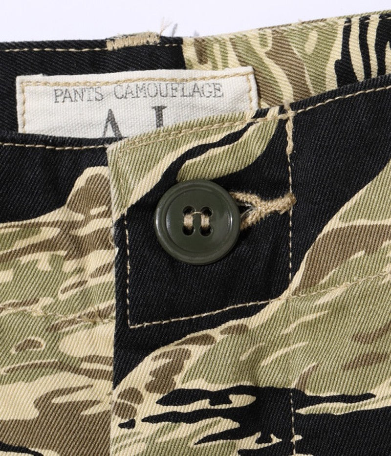 BR42502 / BUZZ RICKSON'S GOLD TIGER STRIPE TROUSERS SHORT LENGTH