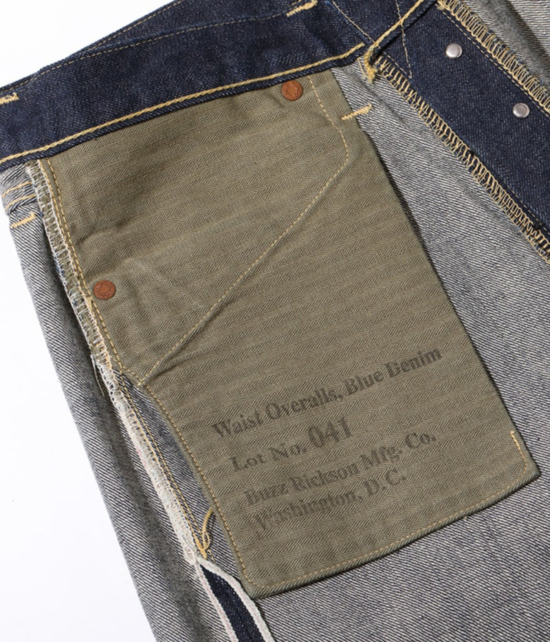 BR43041 / BUZZ RICKSON'S WORLD WAR II WAIST OVERALLS