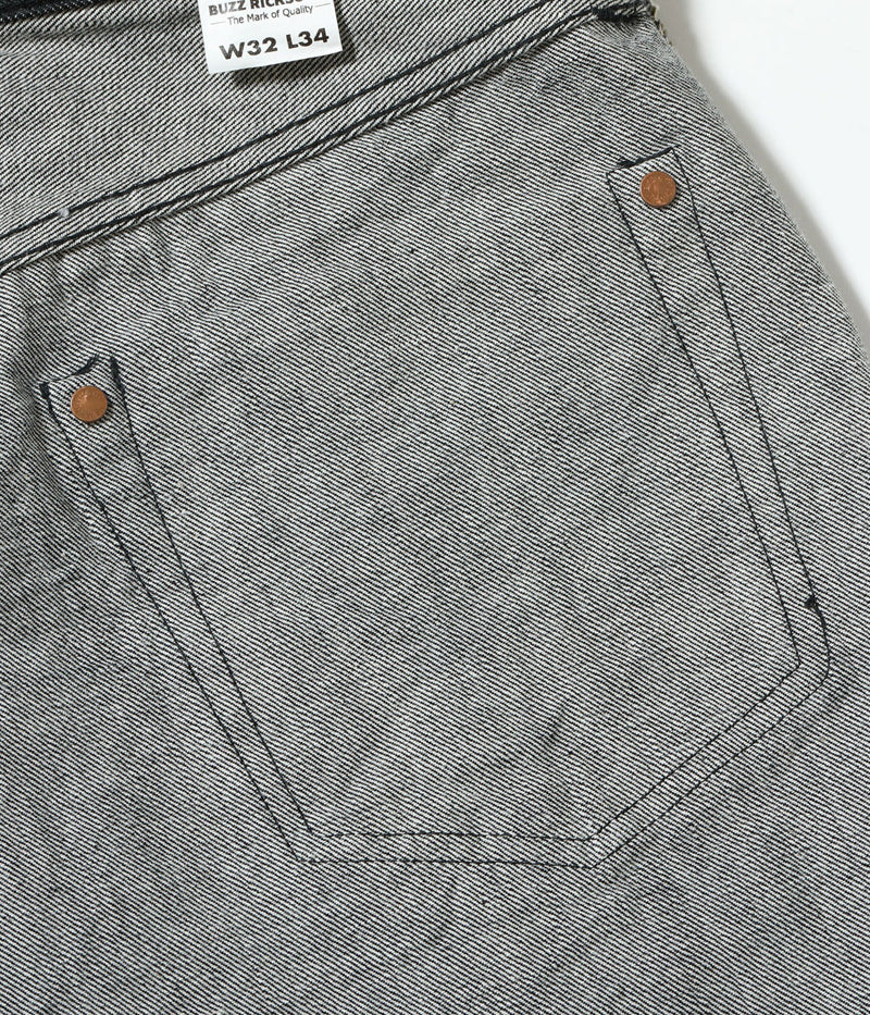 BR43042 / BUZZ RICKSON'S WORLD WAR II BLACK DENIM WAIST OVERALLS
