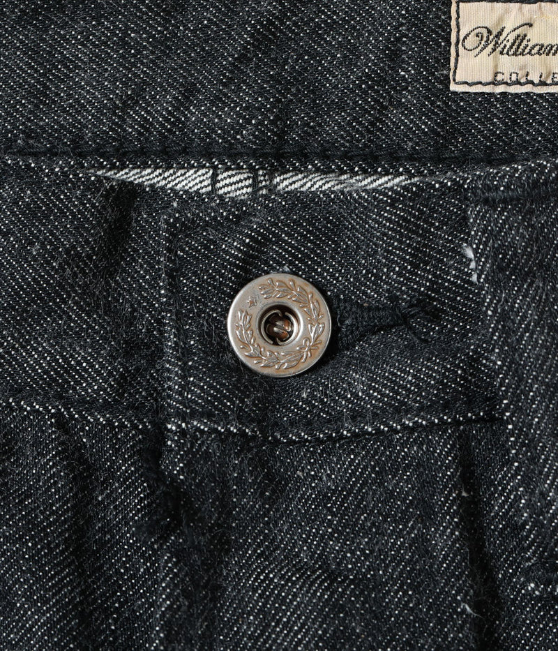 BR43042 / BUZZ RICKSON'S WORLD WAR II BLACK DENIM WAIST OVERALLS