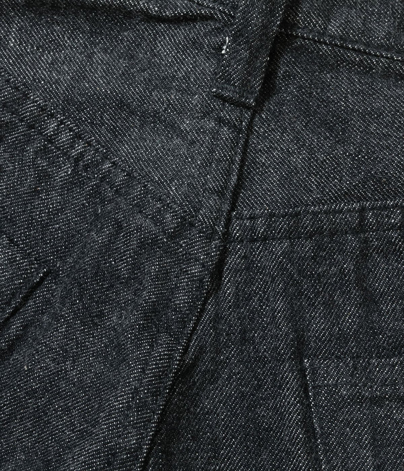BR43042 / BUZZ RICKSON'S WORLD WAR II BLACK DENIM WAIST OVERALLS