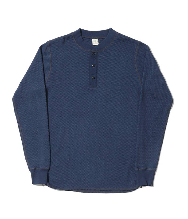 BR68130 / BUZZ RICKSON'S THERMAL HENLEY NECK T-SHIRTS