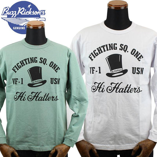 BR69280 / BUZZ RICKSON'S LONG SLEEVE T-SHIRTS "FIGHTING SQ."