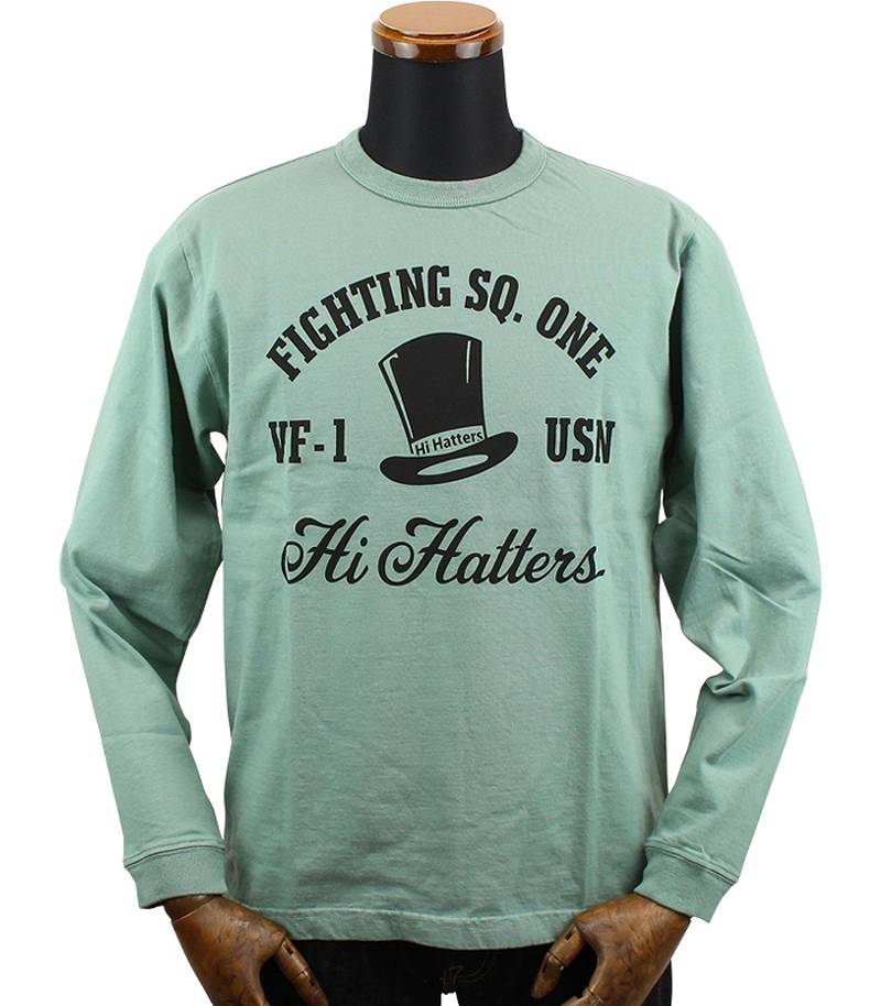 BR69280 / BUZZ RICKSON'S LONG SLEEVE T-SHIRTS "FIGHTING SQ."