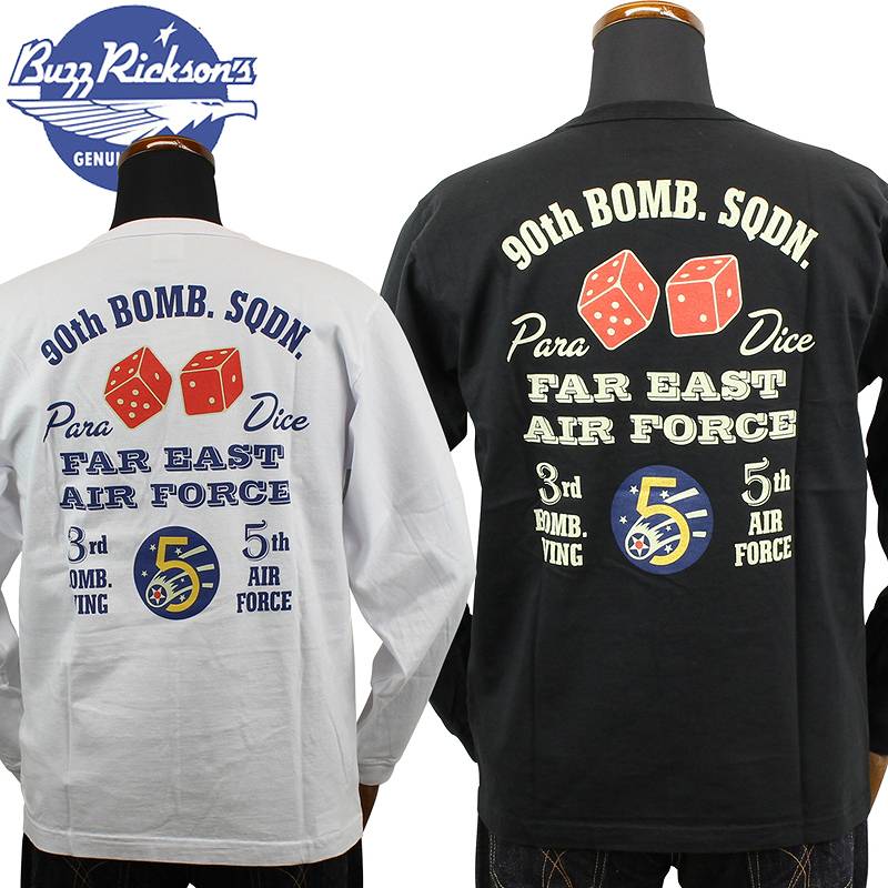 BR69283 / BUZZ RICKSON'S LONG SLEEVE T-SHIRTS "90th BOMB SQDN"