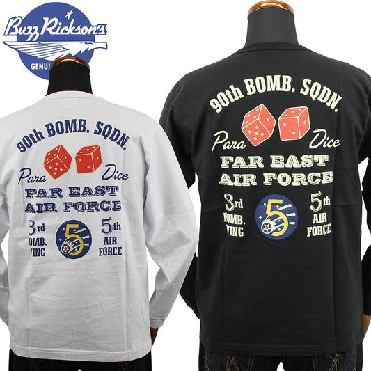 BR69283 / BUZZ RICKSON'S LONG SLEEVE T-SHIRTS "90th BOMB SQDN"