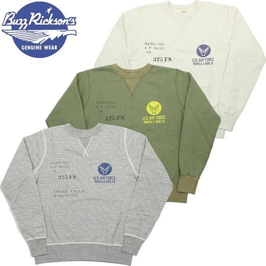 BR69287 / BUZZ RICKSON'S SET-IN CREW NECK SWEAT SHIRTS "325th FIGHTER SQ."