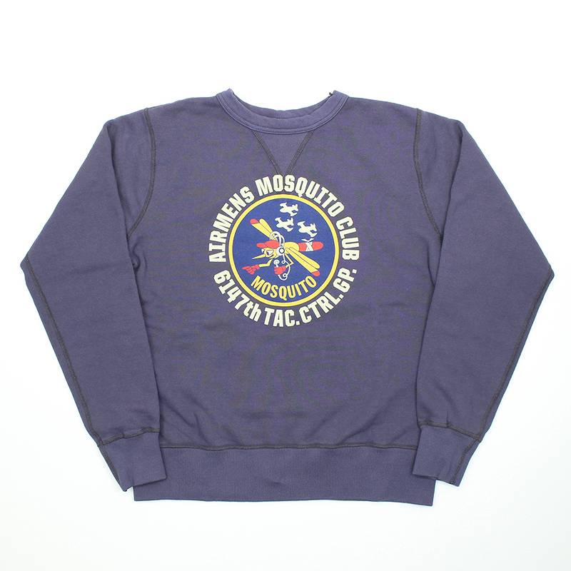 BR69290 / BUZZ RICKSON'S SET-IN CREW NECK SWEAT SHIRTS "AIRMENS MOSQUITO CLUB"