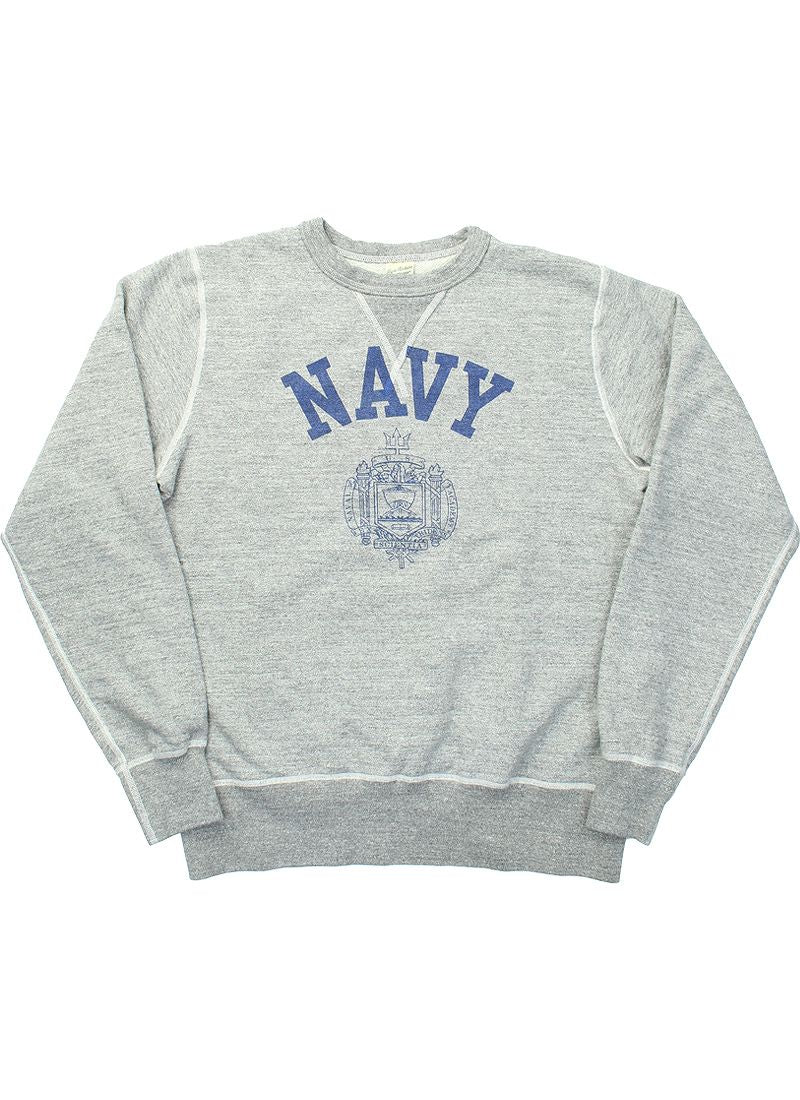 BR69339 / BUZZ RICKSON'S SET-IN CREW NECK SWEAT SHIRTS "NAVY”