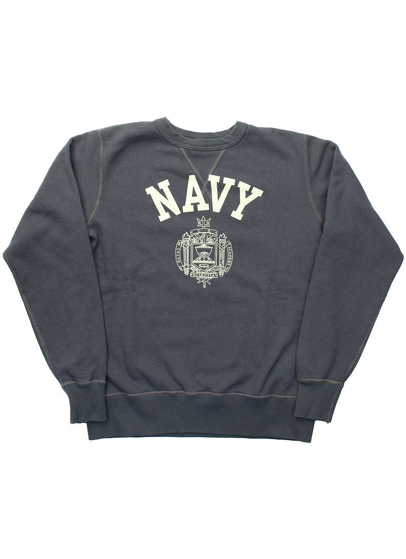 BR69339 / BUZZ RICKSON'S SET-IN CREW NECK SWEAT SHIRTS "NAVY”