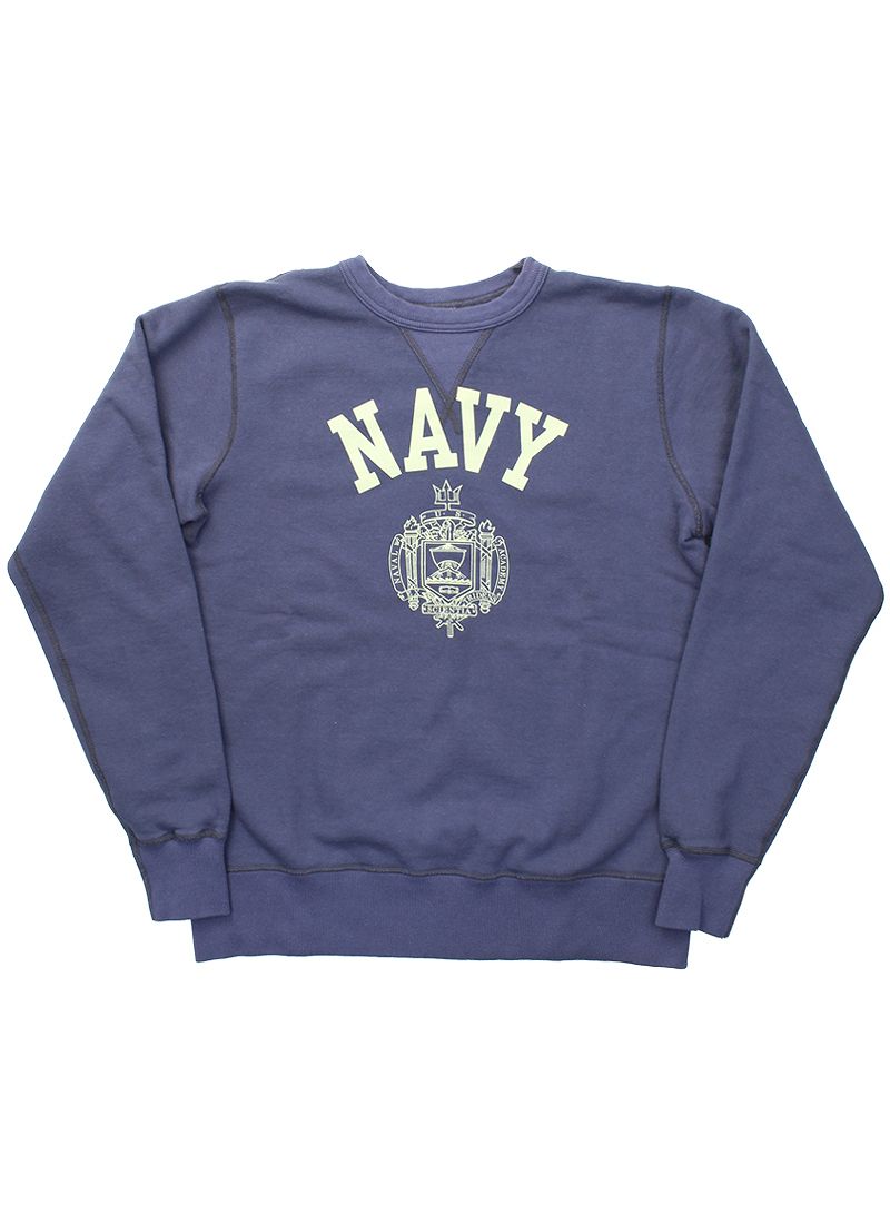 BR69339 / BUZZ RICKSON'S SET-IN CREW NECK SWEAT SHIRTS "NAVY”